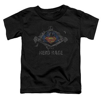 Superman Nerd Rage Short Sleeve Toddler T-Shirt