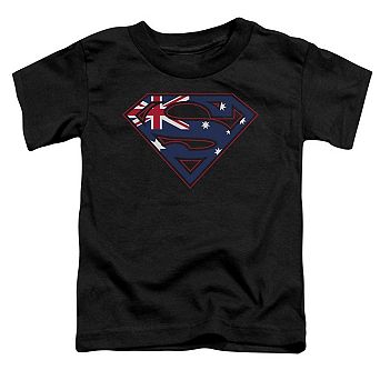 Superman Australian Shield Short Sleeve Toddler T-Shirt