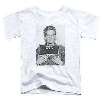 Elvis Presley Army Mug Shot Short Sleeve Toddler Tee