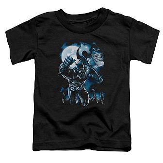 Batman Moonlight Bat Short Sleeve Toddler T-Shirt