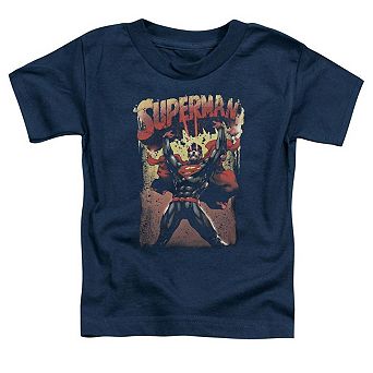 Superman Lift Up Short Sleeve Toddler T-Shirt