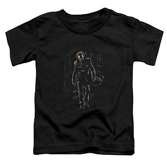 Batman Joker Leaves Arkham Short Sleeve Toddler T-Shirt