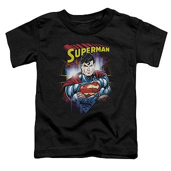 Superman Glam Short Sleeve Toddler T-Shirt