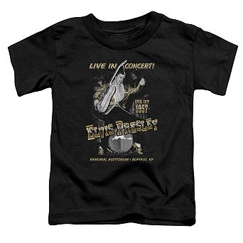 Elvis Presley Live In Buffalo Short Sleeve Toddler Tee