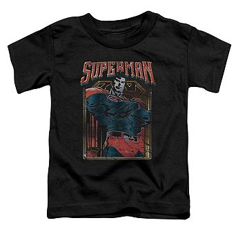 Superman Head Bang Short Sleeve Toddler T-Shirt