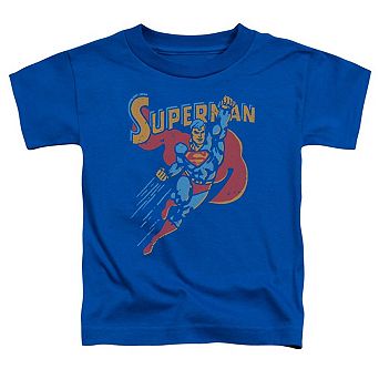 Superman Life Like Action Short Sleeve Toddler T-Shirt