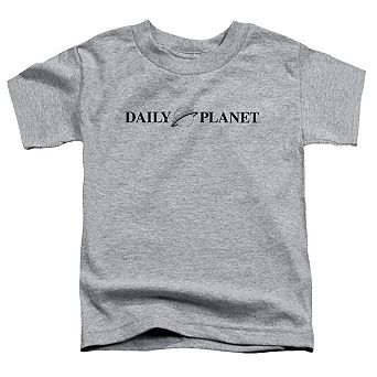 Superman Daily Planet Logo Short Sleeve Toddler T-Shirt