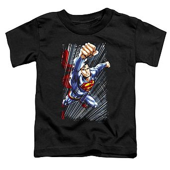 Superman Faster Than Short Sleeve Toddler T-Shirt