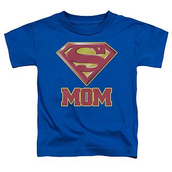 Superman Super Mom Short Sleeve Toddler T-Shirt