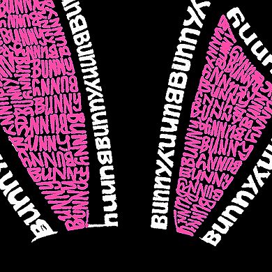 Women's Plus Size Word Art Tank Top - Bunny Ears