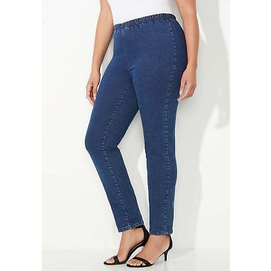 Catherines Women's Plus Size Petite Everyday Jean