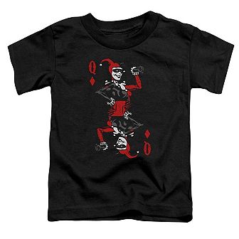 Batman Quinn Of Diamonds Short Sleeve Toddler T-Shirt