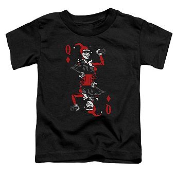 Batman Quinn Of Diamonds Short Sleeve Toddler T-Shirt
