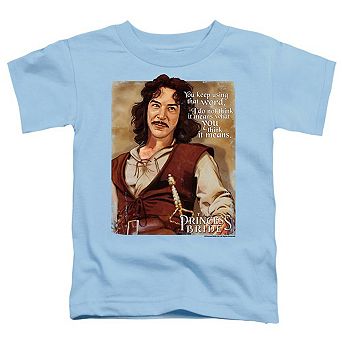 Princess Bride Word Short Sleeve Toddler Tee