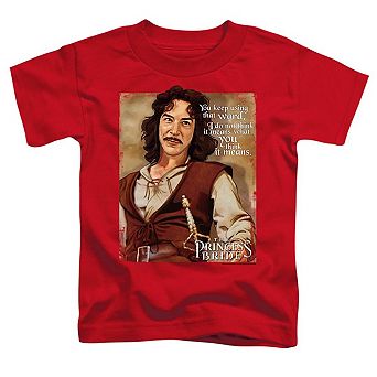 Princess Bride Word Short Sleeve Toddler Tee