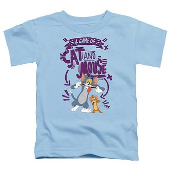 Tom And Jerry Movie Cat And Mouse Short Sleeve Toddler T-Shirt