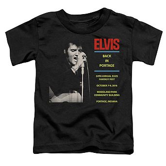 Elvis Presley Back In Portage Short Sleeve Toddler Tee