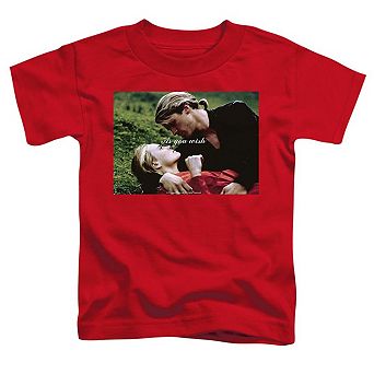 Princess Bride As You Wish Short Sleeve Toddler Tee