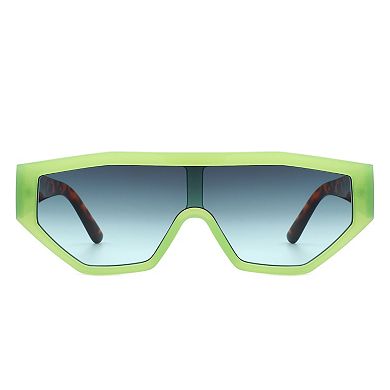 Futuristic Geometric Square Fashion Sunglasses