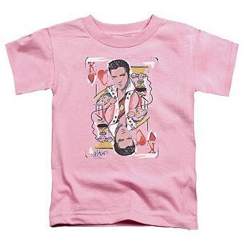 Elvis Presley King Of Hearts Short Sleeve Toddler Tee