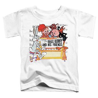 Looney Tunes Bugs And Friends Short Sleeve Toddler T-Shirt