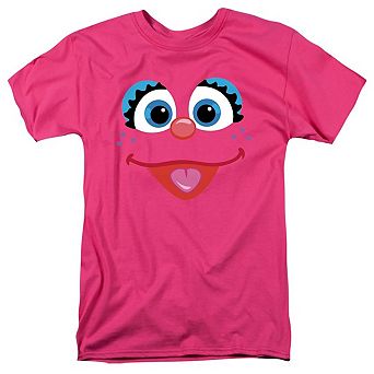Sesame Street Abby Face Short Sleeve Adult T-Shirt