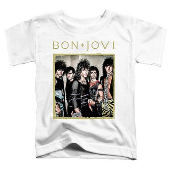 Bon Jovi Framed Short Sleeve Toddler Tee