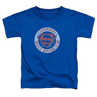Superman Muscle Club Short Sleeve Toddler T-Shirt