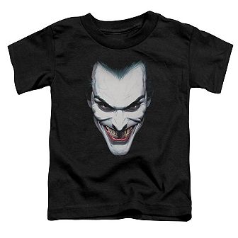 Batman Joker Portrait Short Sleeve Toddler T-Shirt