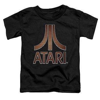 Atari Classic Wood Emblem Short Sleeve Toddler Tee