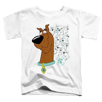Scooby Doo Evolution Of Scooby Doo Short Sleeve Toddler T-Shirt