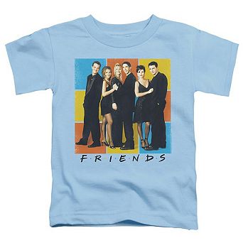 Friends Color Block Of Friends Short Sleeve Toddler T-Shirt