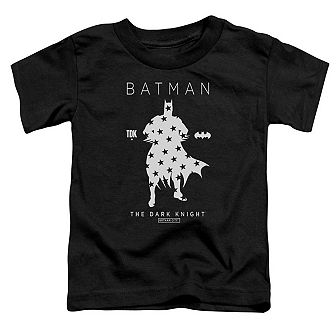Batman Star Silhouette Short Sleeve Toddler T-Shirt