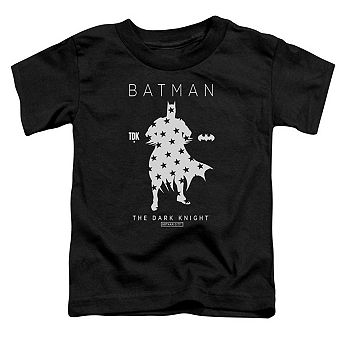 Batman Star Silhouette Short Sleeve Toddler T-Shirt