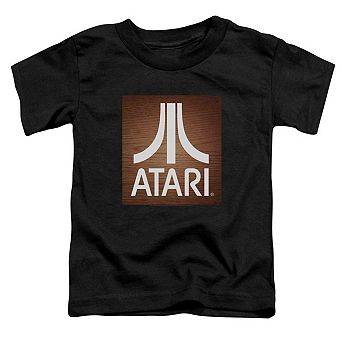 Atari Classic Wood Square Short Sleeve Toddler Tee