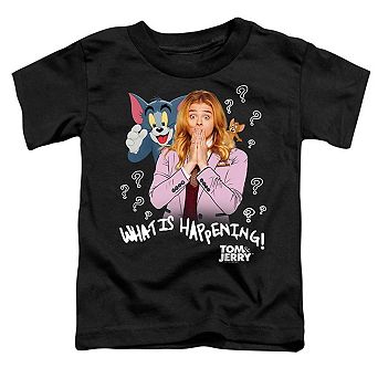 Tom And Jerry Movie What Is Happening Short Sleeve Toddler T-Shirt