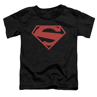 Superman 52 Red Block Short Sleeve Toddler T-Shirt