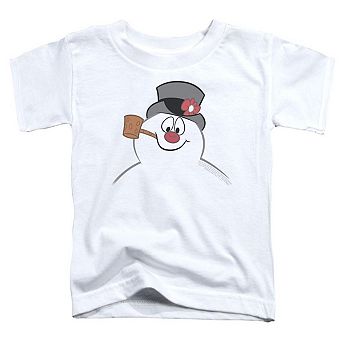 Frosty The Snowman Frosty Face Short Sleeve Toddler T-Shirt