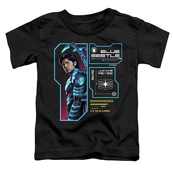 Blue Beetle Data Read Out Short Sleeve Toddler T-Shirt