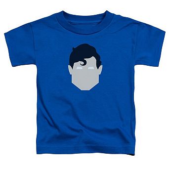Superman Head Short Sleeve Toddler T-Shirt