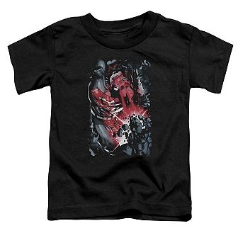 Superman Heat Blast Short Sleeve Toddler T-Shirt