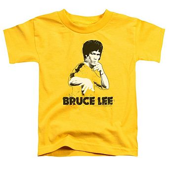Bruce Lee Suit Splatter Short Sleeve Toddler Tee