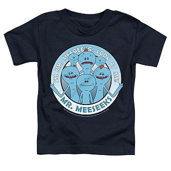Rick And Morty Mr Meeseeks Short Sleeve Toddler T-Shirt