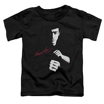 Bruce Lee The Dragon Awaits Short Sleeve Toddler Tee