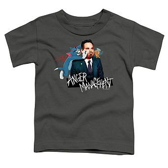 Tom And Jerry Movie Anger Management Short Sleeve Toddler T-Shirt