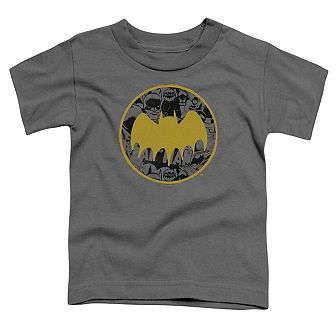 Batman Vintage Symbol Collage Short Sleeve Toddler T-Shirt