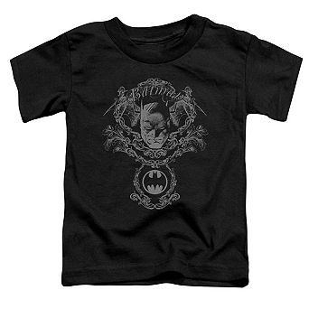Batman Dark Knight Heraldry Short Sleeve Toddler T-Shirt