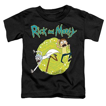 Rick And Morty Portal Short Sleeve Toddler T-Shirt
