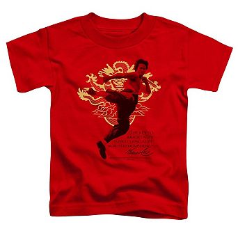 Bruce Lee Immortal Dragon Short Sleeve Toddler Tee