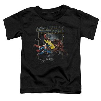 Superman Showdown Short Sleeve Toddler T-Shirt